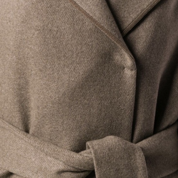 NWOT Brunello Cucinelli 100% Cashmere Wrap Coat - Picture 5 of 8